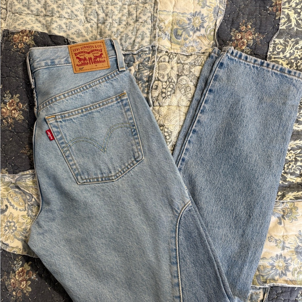 Levi's Classic Blue Denim Jeans